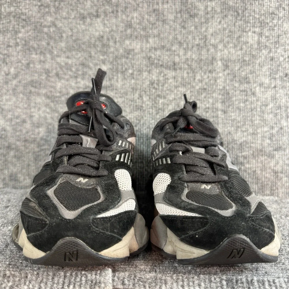 New Balance 9060 Black Castlerock Grey Suede Mesh Sneakers U9060BLK Mens 7